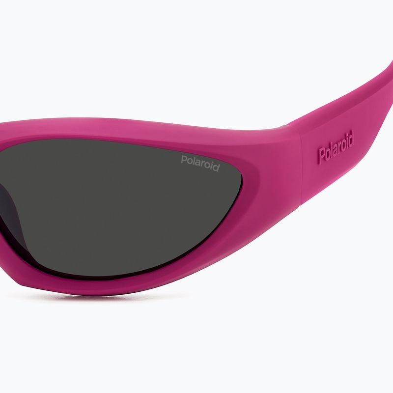 Okulary przeciwsłoneczne Polaroid PLD 2165/S matte fuchsia/grey polarized 7