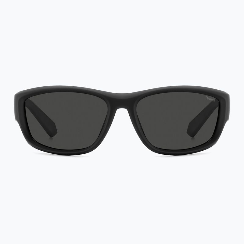 Okulary przeciwsłoneczne męskie Polaroid PLD 2166/S matte black/grey polarized 3