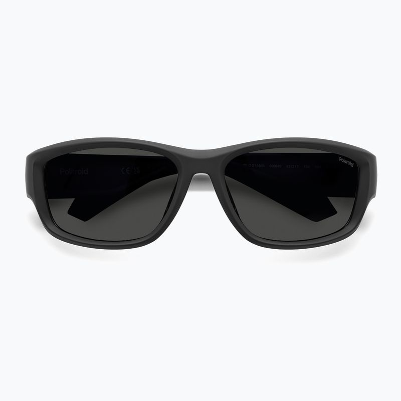 Okulary przeciwsłoneczne męskie Polaroid PLD 2166/S matte black/grey polarized 4