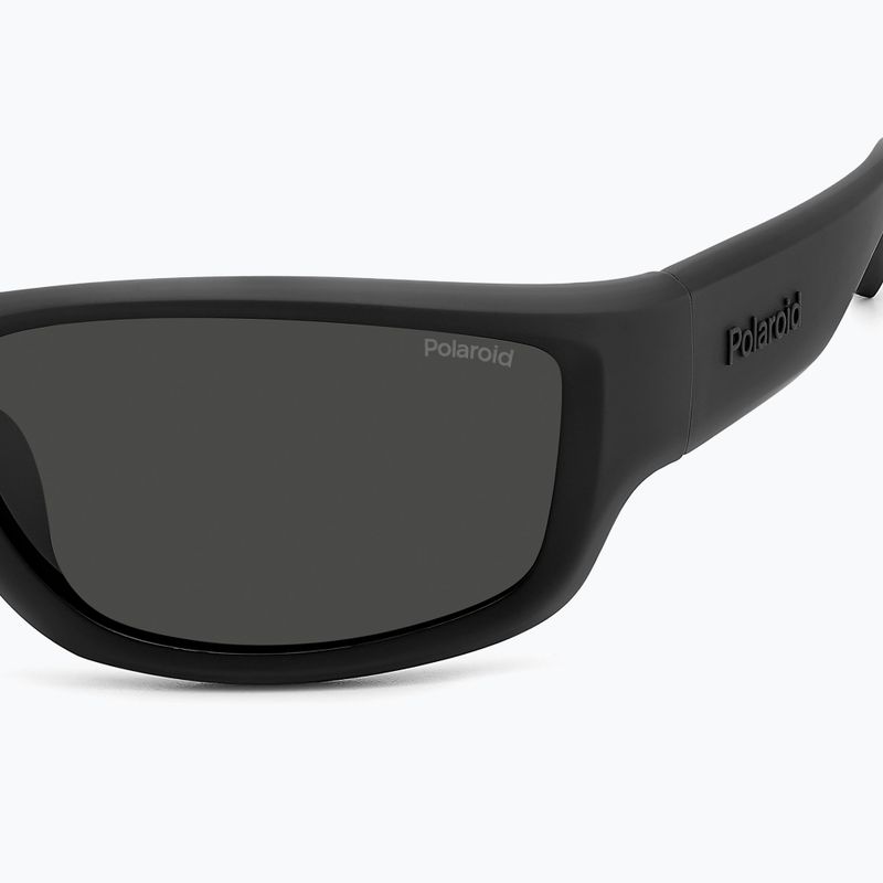 Okulary przeciwsłoneczne męskie Polaroid PLD 2166/S matte black/grey polarized 7