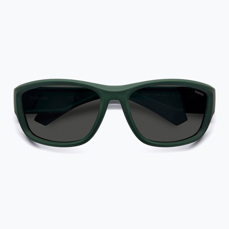 Okulary przeciwsłoneczne męskie Polaroid PLD 2166/S matte green/grey polarized 4