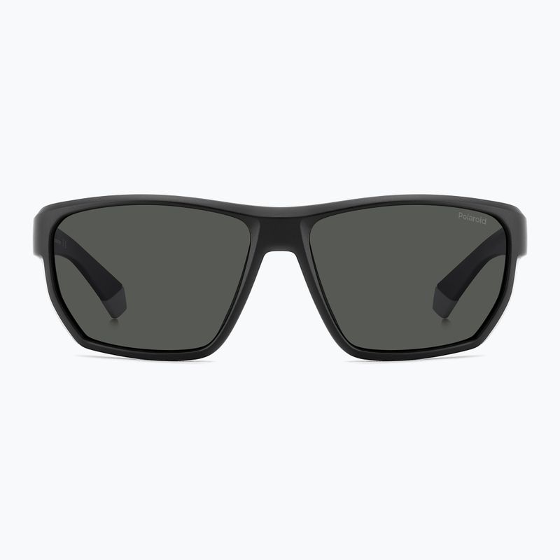 Okulary przeciwsłoneczne męskie Polaroid PLD 7057/S matte black/grey polarized 3