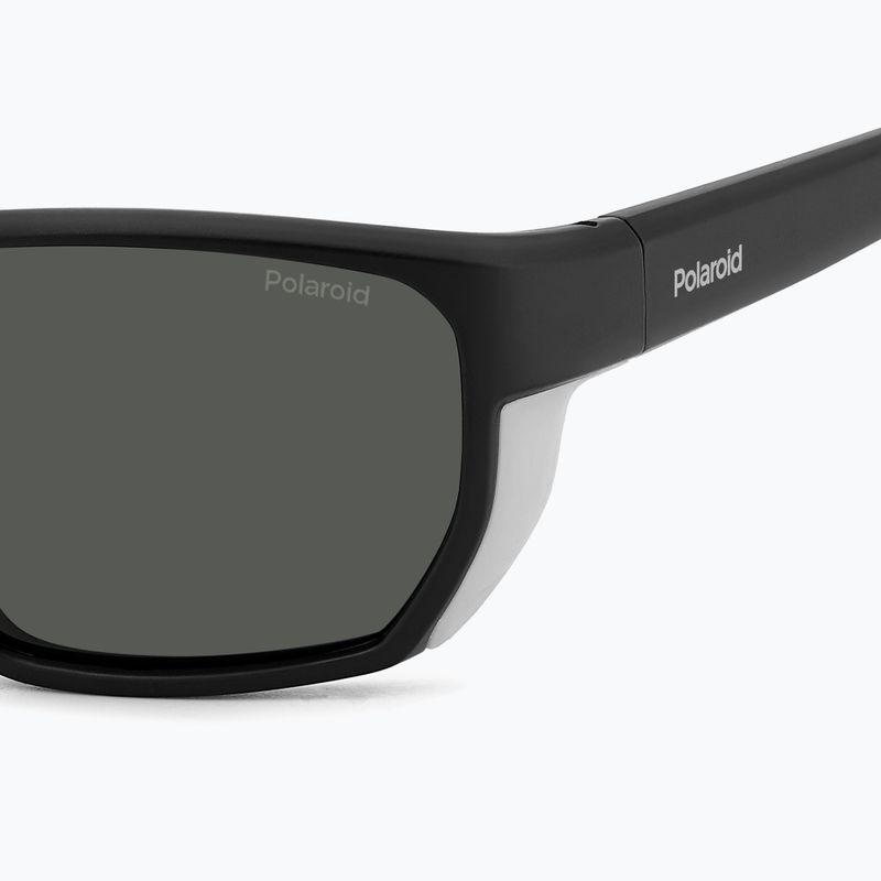 Okulary przeciwsłoneczne męskie Polaroid PLD 7057/S matte black/grey polarized 6