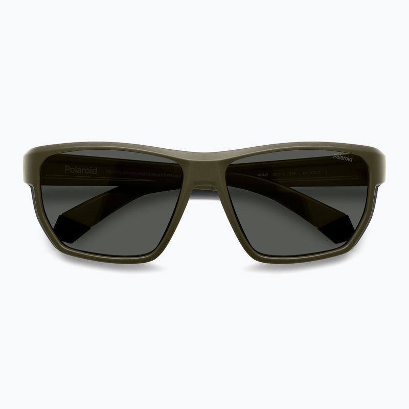 Okulary przeciwsłoneczne męskie Polaroid PLD 7057/S matte green/grey polarized 4