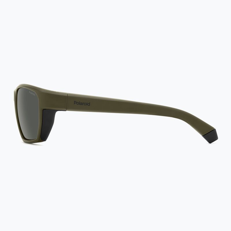 Okulary przeciwsłoneczne męskie Polaroid PLD 7057/S matte green/grey polarized 5