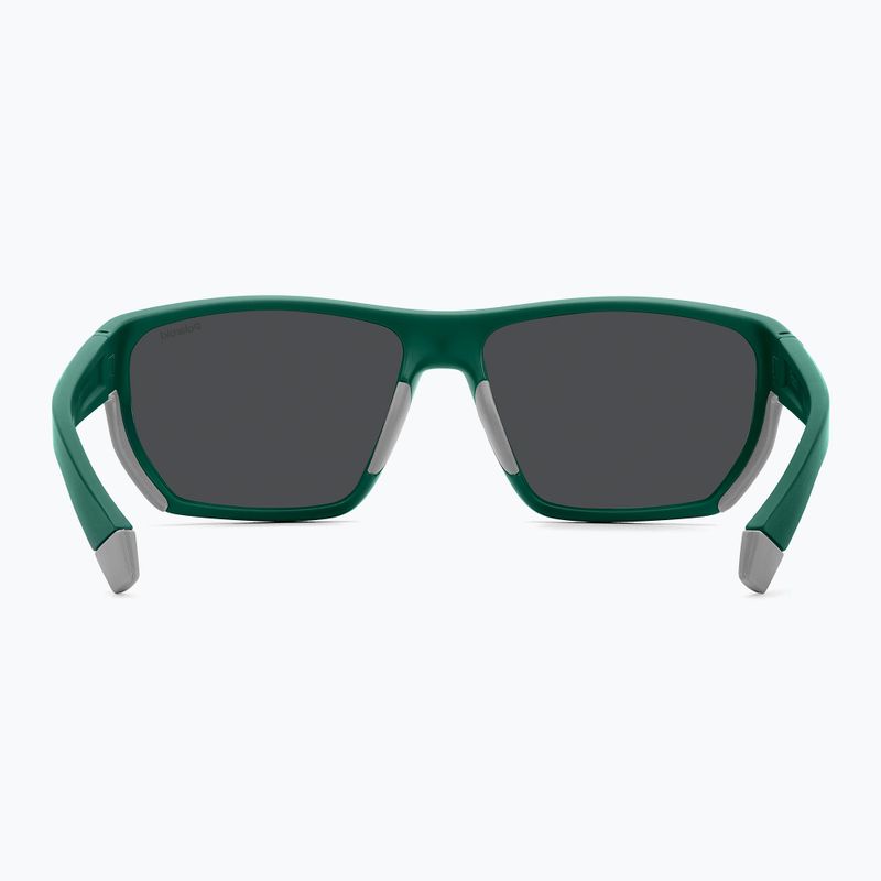 Okulary przeciwsłoneczne męskie Polaroid PLD 7057/S matte teal/greygreen mirror polarized 5