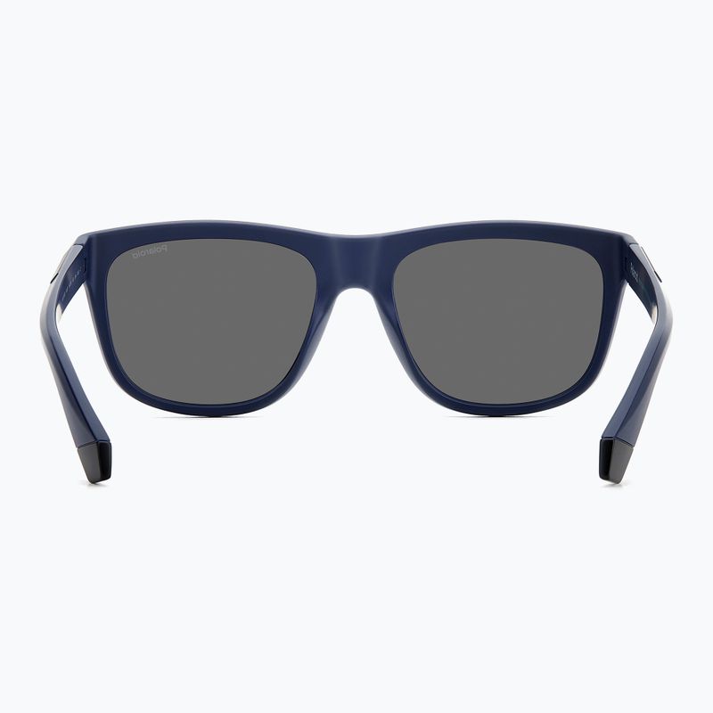 Okulary przeciwsłoneczne Polaroid PLD 2163/S matte blue/blue mirror polarized 5