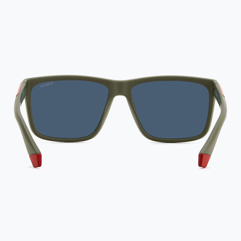 Okulary przeciwsłoneczne męskie Polaroid PLD 2164/S military green/red multilayer polarized 5