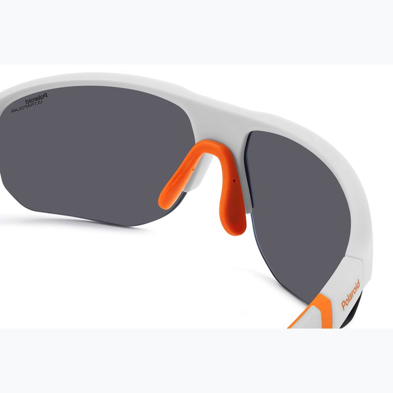 Okulary przeciwsłoneczne męskie Polaroid PLD 7059/S matte white/red multilayer polarized hc 7