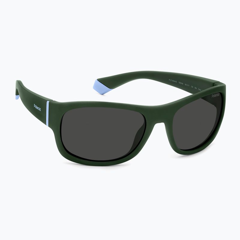 Okulary przeciwsłoneczne dziecięce Polaroid PLD 8064/S green/grey polarized