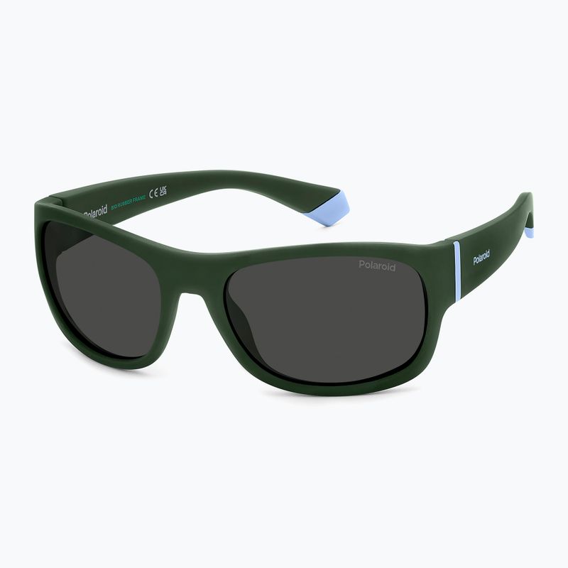 Okulary przeciwsłoneczne dziecięce Polaroid PLD 8064/S green/grey polarized 2
