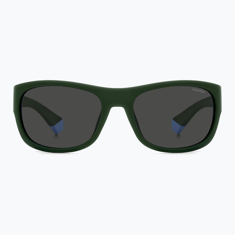 Okulary przeciwsłoneczne dziecięce Polaroid PLD 8064/S green/grey polarized 3