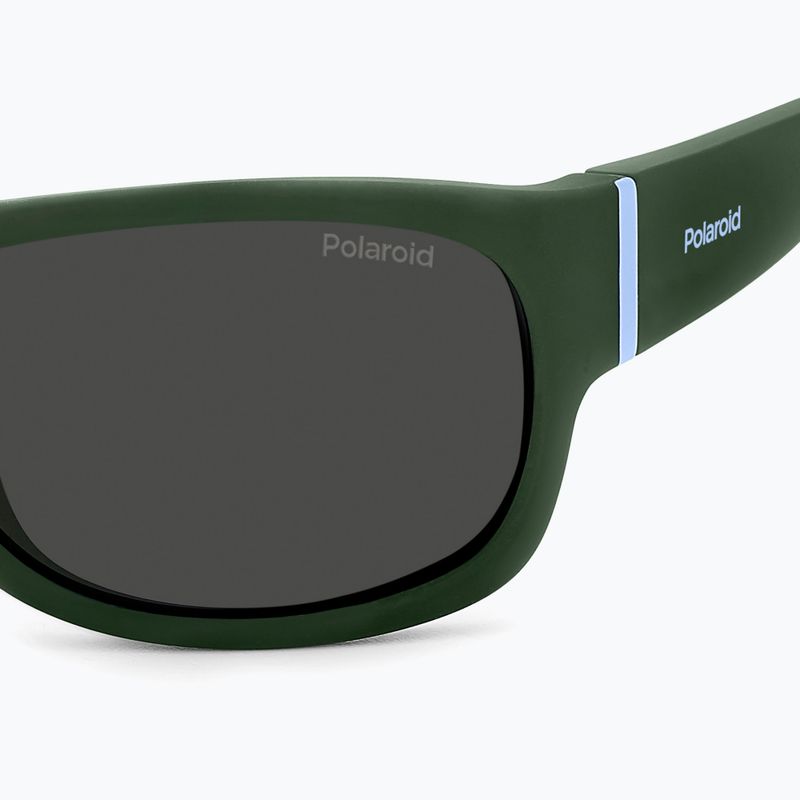Okulary przeciwsłoneczne dziecięce Polaroid PLD 8064/S green/grey polarized 5