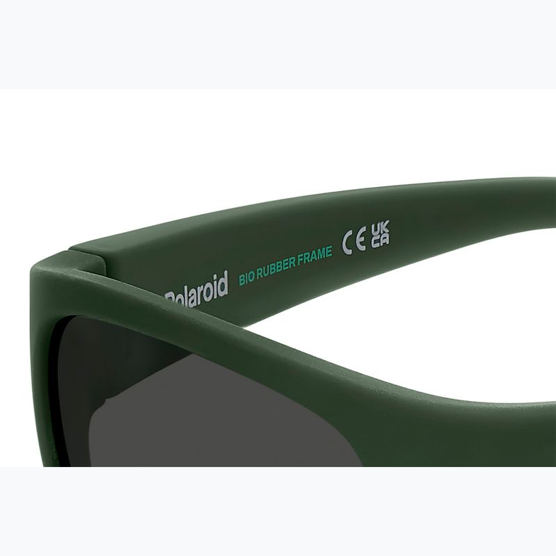 Okulary przeciwsłoneczne dziecięce Polaroid PLD 8064/S green/grey polarized 6
