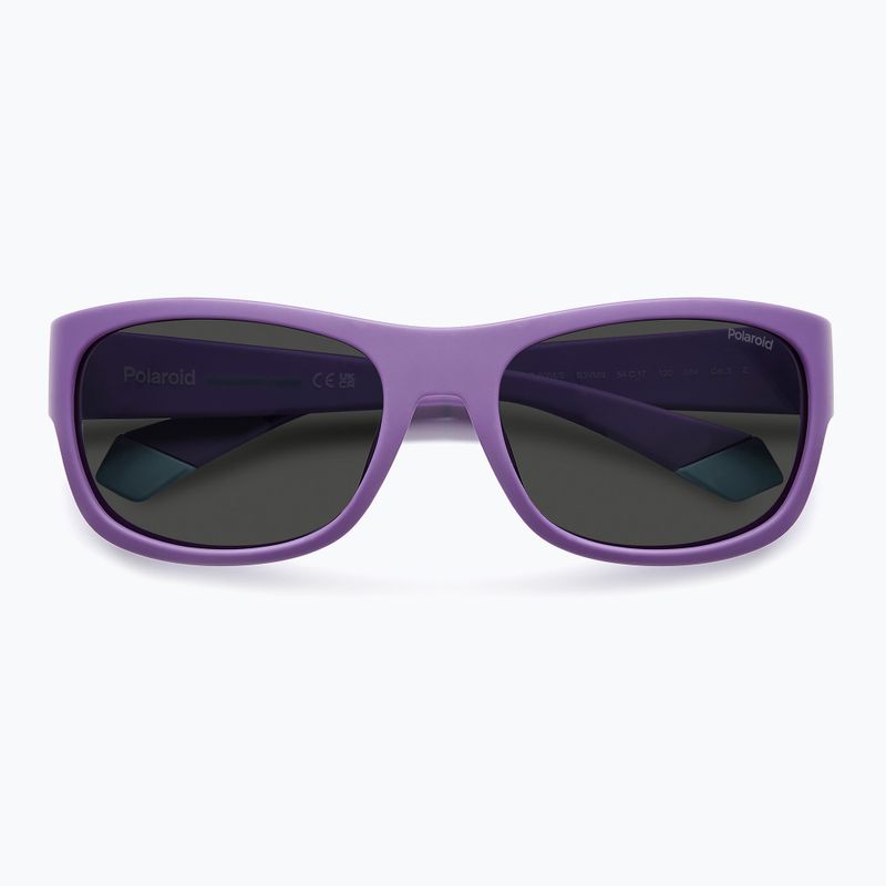 Okulary przeciwsłoneczne dziecięce Polaroid PLD 8064/S violet/grey polarized 4