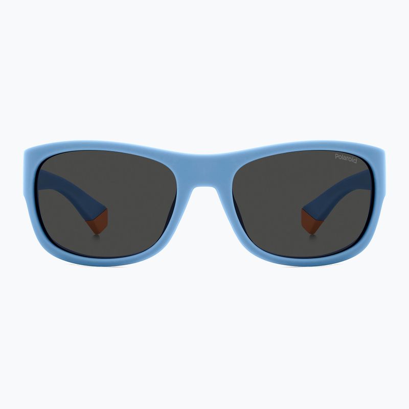 Okulary przeciwsłoneczne dziecięce Polaroid PLD 8064/S azure/grey polarized 3