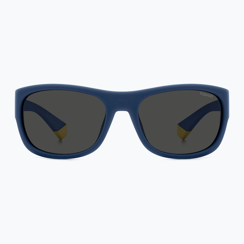 Okulary przeciwsłoneczne dziecięce Polaroid PLD 8064/S blue/grey polarized 3