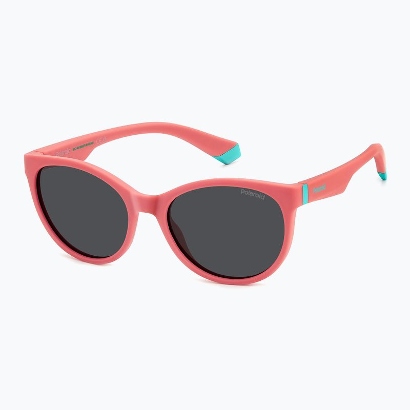 Okulary przeciwsłoneczne dziecięce Polaroid PLD 8065/S coral/grey polarized 2