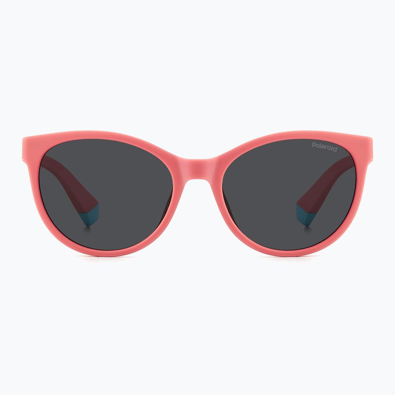 Okulary przeciwsłoneczne dziecięce Polaroid PLD 8065/S coral/grey polarized 3