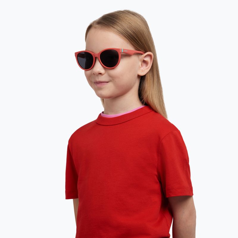 Okulary przeciwsłoneczne dziecięce Polaroid PLD 8065/S coral/grey polarized 8