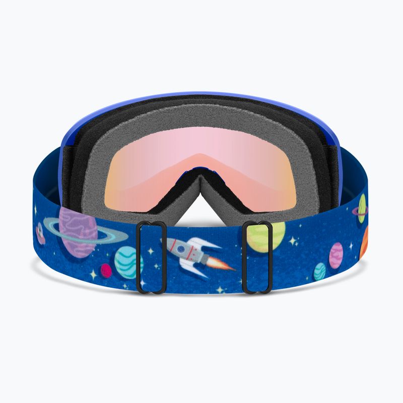 Gogle narciarskie Smith Snowday Jr supernova rockets/blue sensor mirror 7