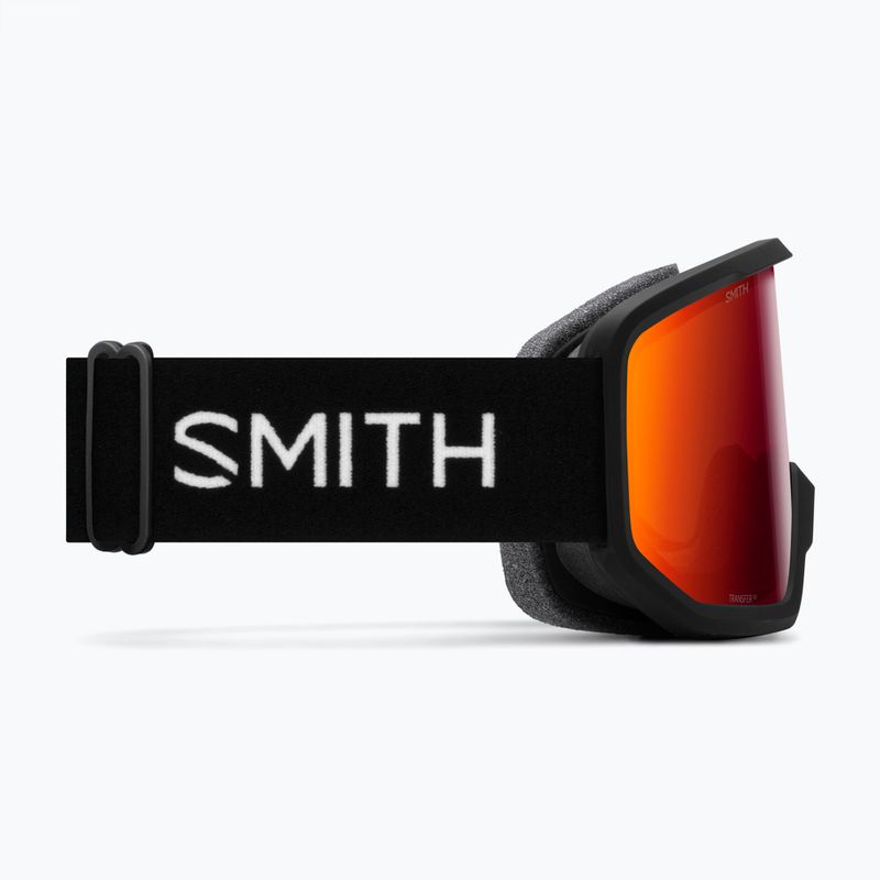 Gogle narciarskie Smith Transfer black/red sol-x mirror 3