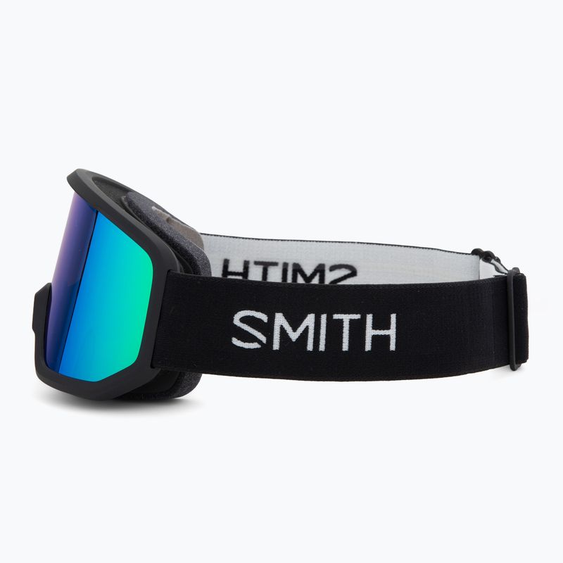 Gogle narciarskie Smith Transfer black/green sol-x mirror 4