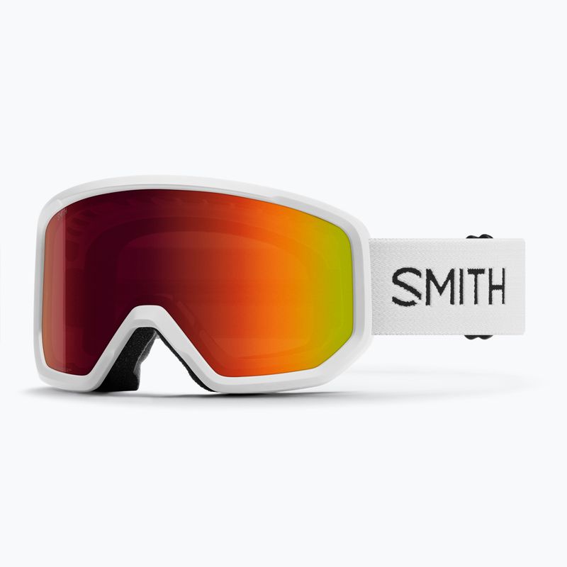 Gogle narciarskie Smith Transfer white/red sol-x mirror 5