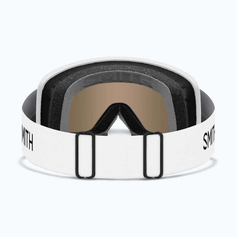 Gogle narciarskie Smith Transfer white/red sol-x mirror 7