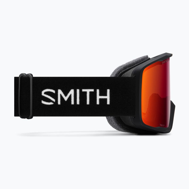 Gogle narciarskie Smith Tribute black/red sol-x mirror 4