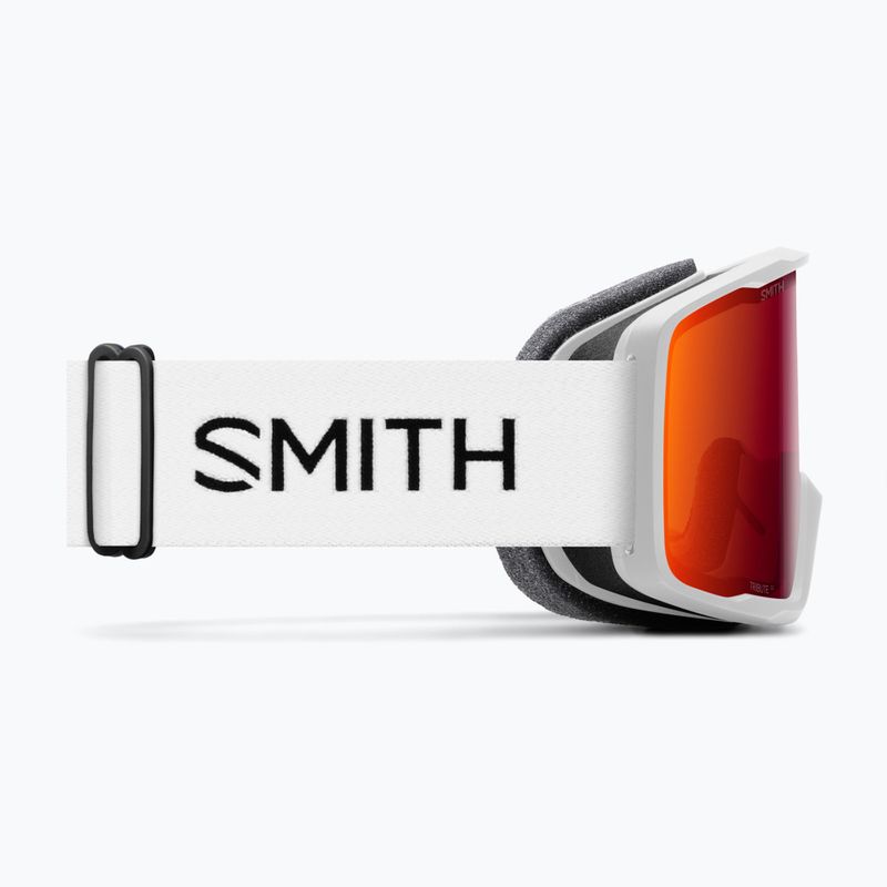 Gogle narciarskie Smith Tribute white/red sol-x mirror 4