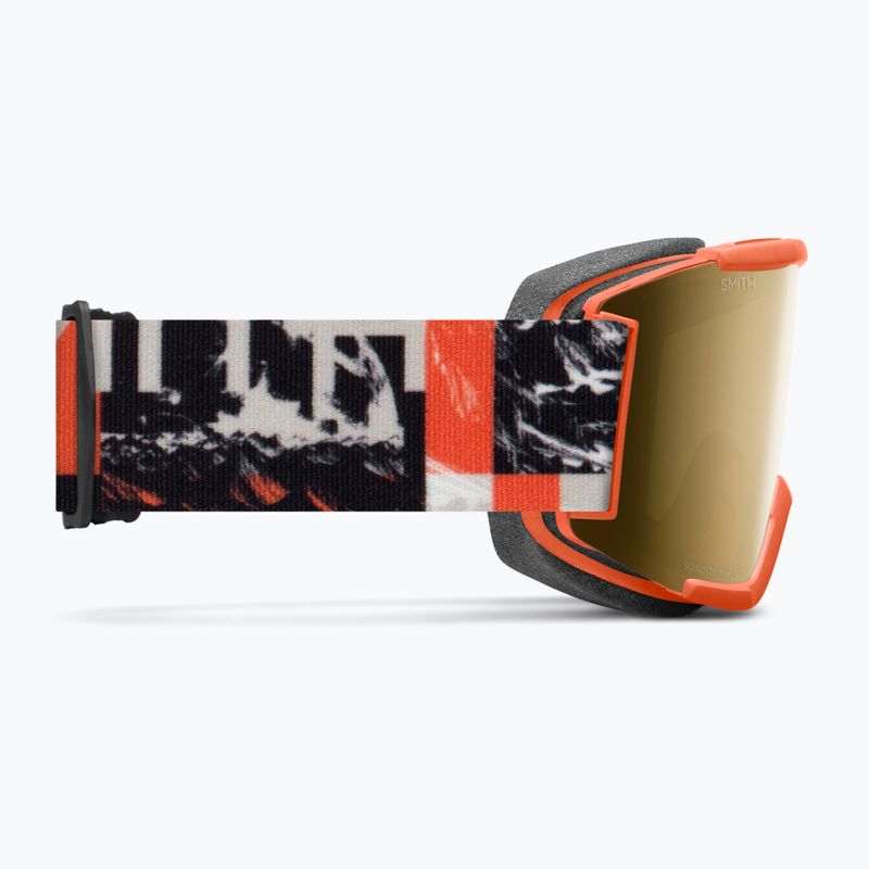 Gogle narciarskie Smith Squad cinder chop up/chrp sun black gold mirror/clear 4