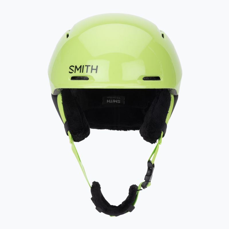 Kask narciarski dziecięcy Smith Glide Jr Mips electric lime 2
