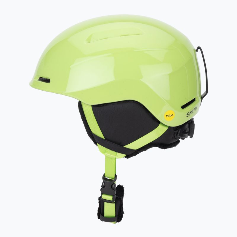 Kask narciarski dziecięcy Smith Glide Jr Mips electric lime 3