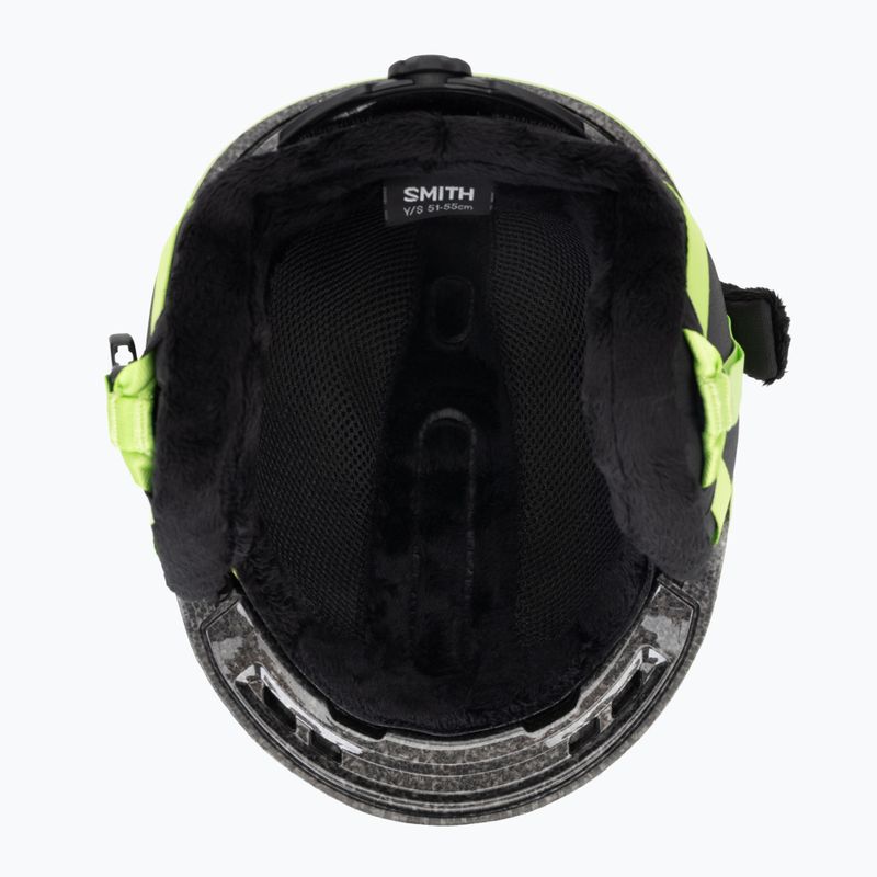 Kask narciarski dziecięcy Smith Glide Jr Mips electric lime 5