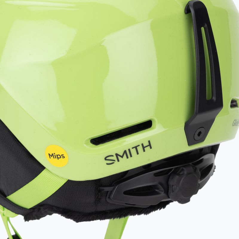 Kask narciarski dziecięcy Smith Glide Jr Mips electric lime 8