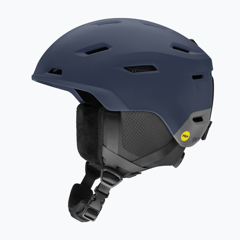 Kask narciarski Smith Descend Mips matte royal navy/wolf gray