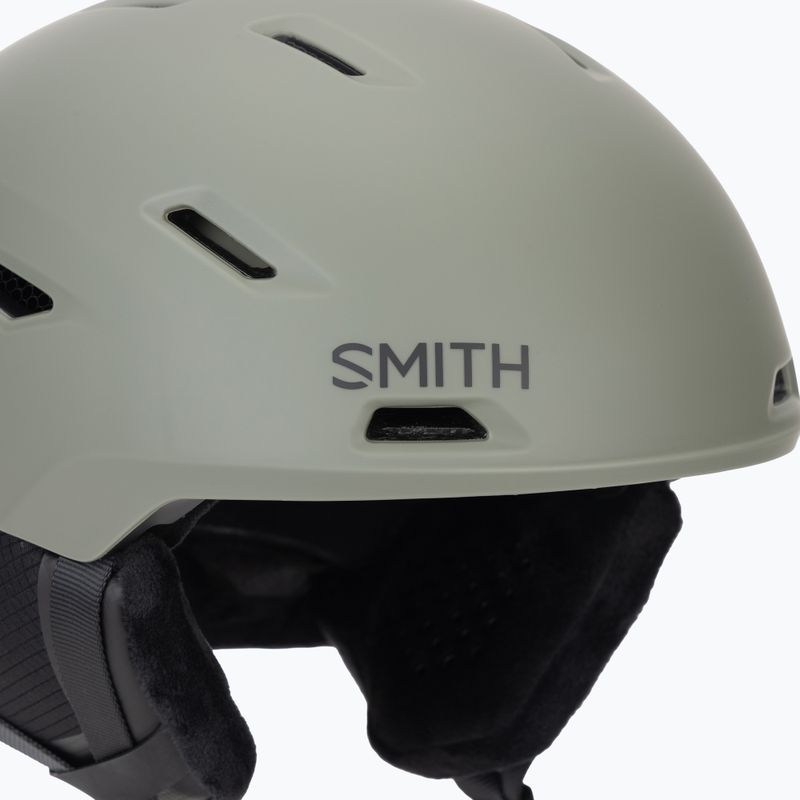 Kask narciarski Smith Descend MIPS matte fatigue green/black 7