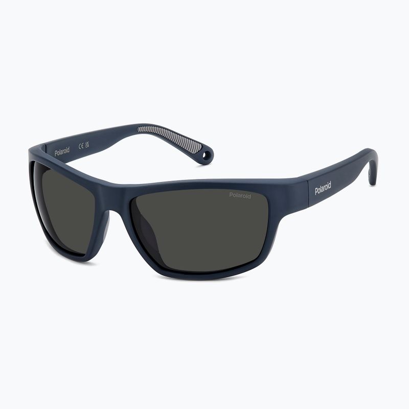 Okulary przeciwsłoneczne Polaroid PLD 7037/S matte blue/grey polarized 2