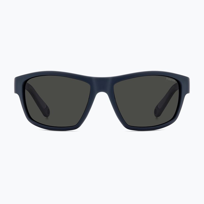 Okulary przeciwsłoneczne Polaroid PLD 7037/S matte blue/grey polarized 4
