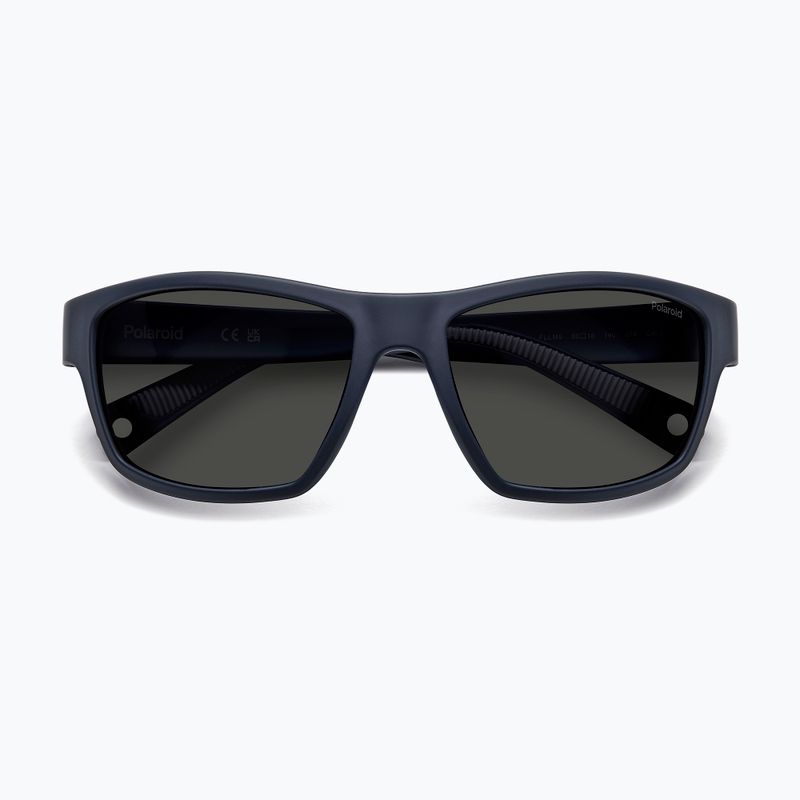Okulary przeciwsłoneczne Polaroid PLD 7037/S matte blue/grey polarized 5