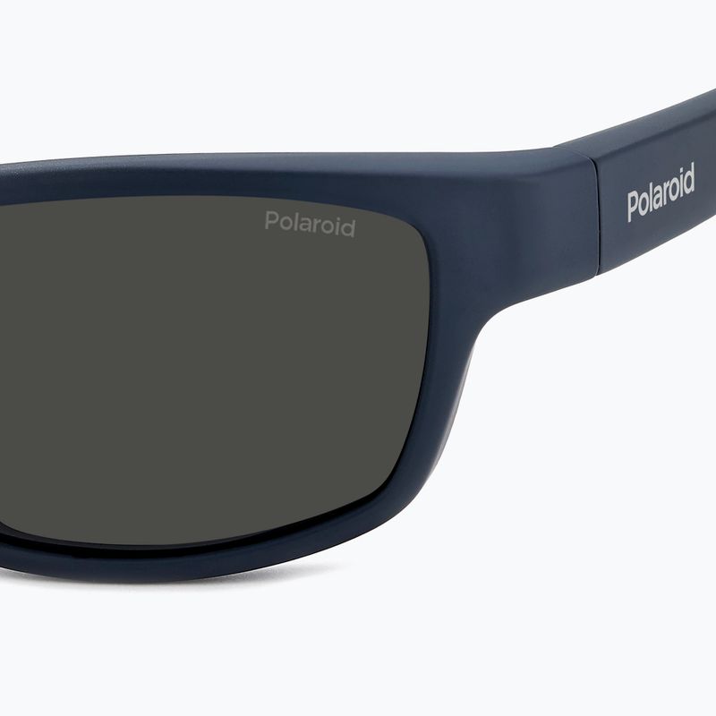 Okulary przeciwsłoneczne Polaroid PLD 7037/S matte blue/grey polarized 7