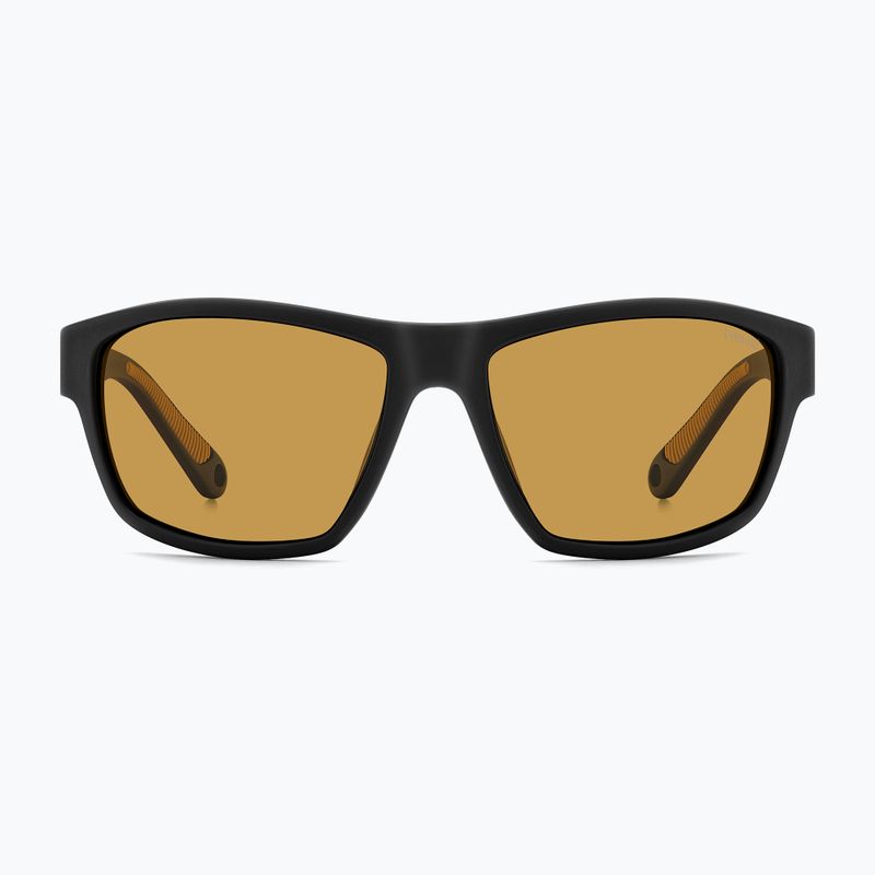 Okulary przeciwsłoneczne Polaroid PLD 7037/S matte black yellow/yellow polarized 3