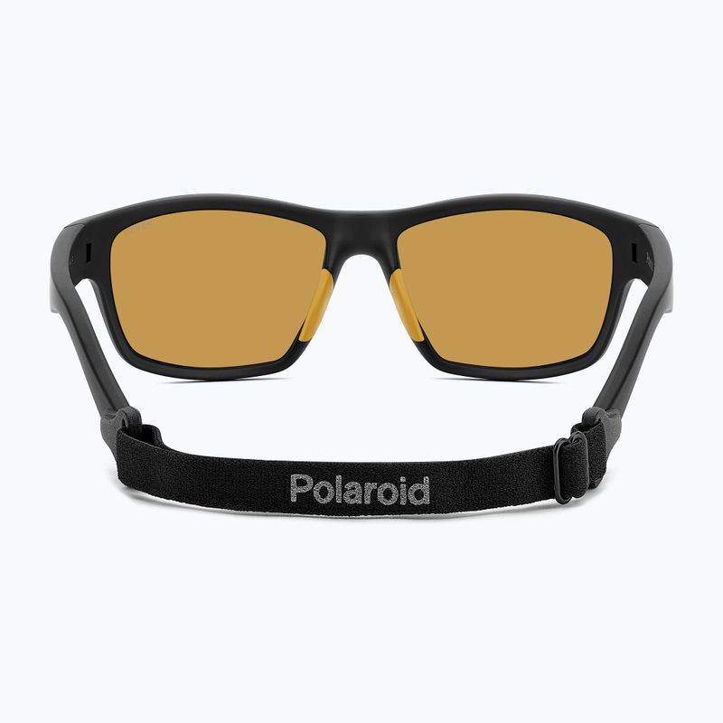 Okulary przeciwsłoneczne Polaroid PLD 7037/S matte black yellow/yellow polarized 5
