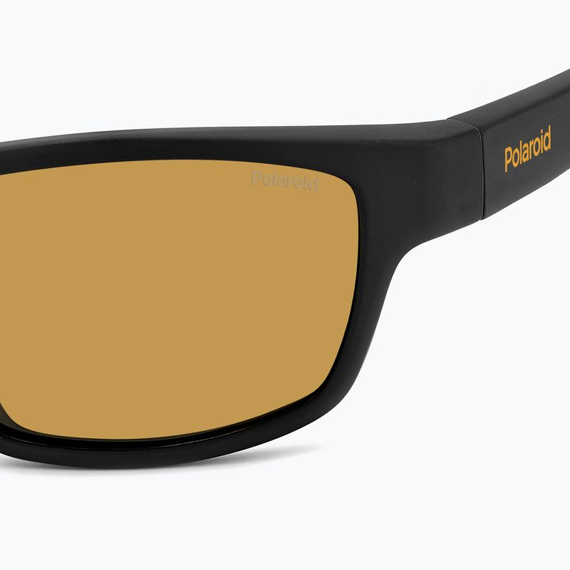 Okulary przeciwsłoneczne Polaroid PLD 7037/S matte black yellow/yellow polarized 7
