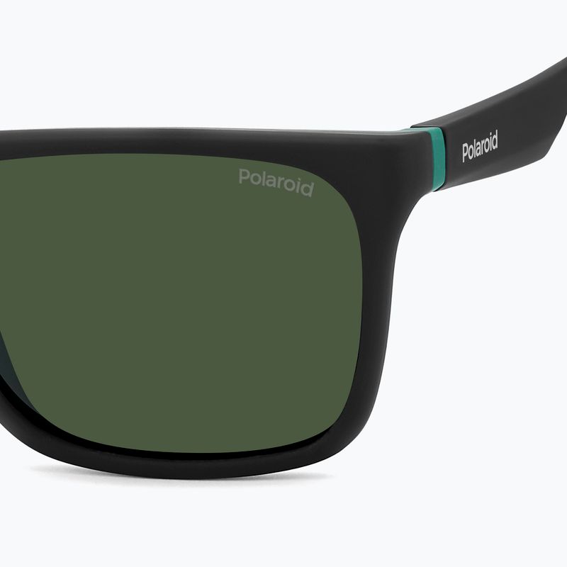 Okulary przeciwsłoneczne Polaroid PLD 2141/S matte black green/green polarized 7