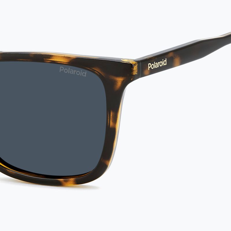 Okulary przeciwsłoneczne Polaroid PLD 4190/S havana/blue polarized 5