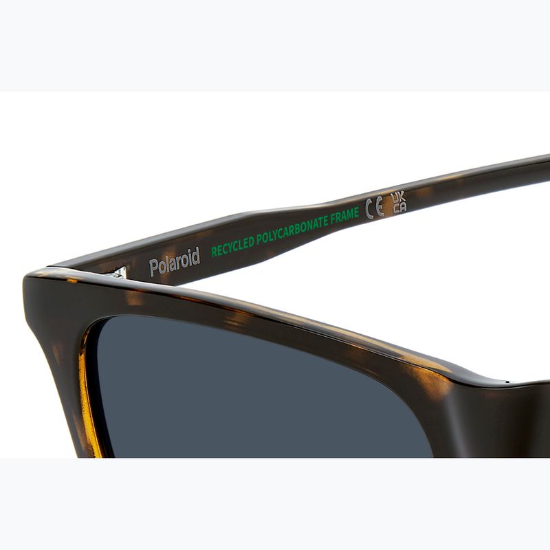 Okulary przeciwsłoneczne Polaroid PLD 4190/S havana/blue polarized 6