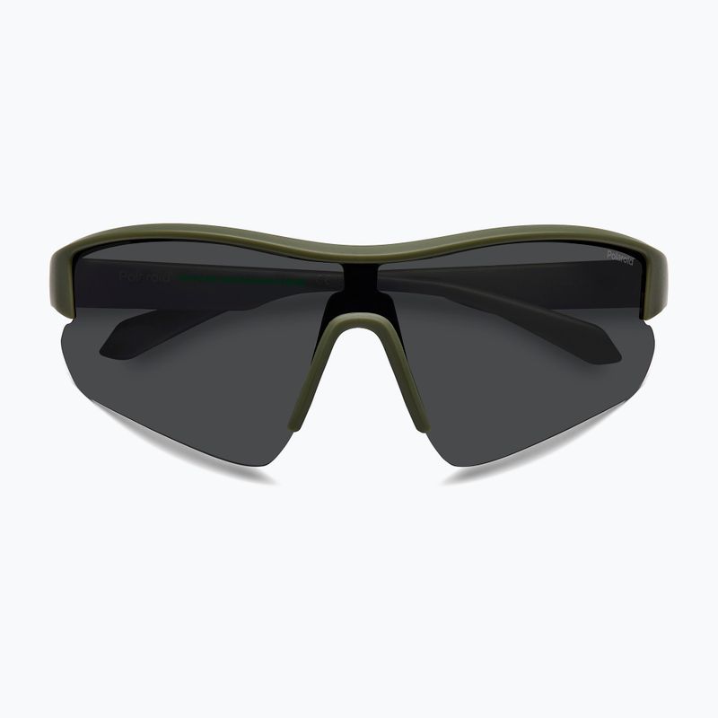 Okulary przeciwsłoneczne Polaroid PLD 7061/CI/S matte green/grey polarized 5