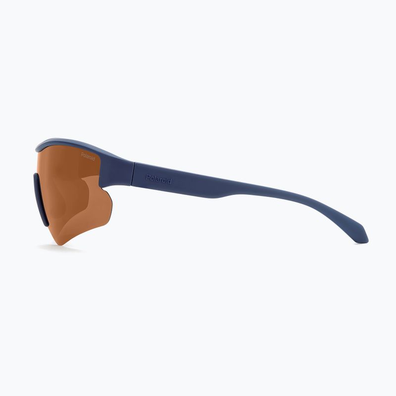 Okulary przeciwsłoneczne Polaroid PLD 7061/CI/S matte blue/copper polarized 8